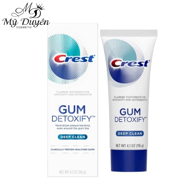 Kem Đánh Răng Crest Gum Detoxify Gentle Whitening 116gr