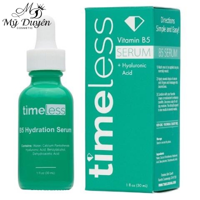 Tinh Chất Cấp Nước, Phục Hồi Da Timeless Vitamin B5 Hyaluronic Acid 30ml