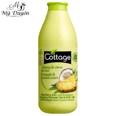 Sữa Tắm Dưỡng Ẩm Cottage Ananas & Crème De Coco 750ml