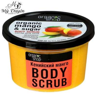 Tẩy Tế Bào Chết Body Organic Shop Mango & Sugar 250ml