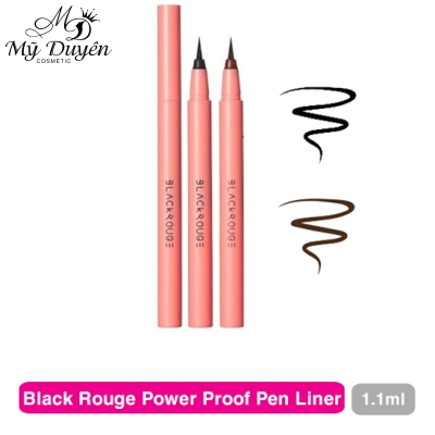  Kẻ Mắt Nước Black Rouge Power Proof Pen Liner P01