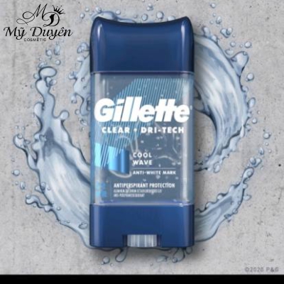 Lăn Khử Mùi Giảm Tiết Mồ Hôi Dạng Gel Gillette Clear + Dri-Tech Anti-Perspirant 107g 