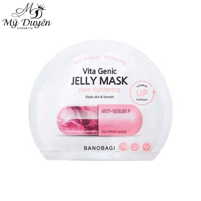  Mặt Nạ Kiểm Soát Nhờn, Se Khít Lỗ Chân Lông Banobagi Vita Genic Jelly Mask Pore Tightening 30ml