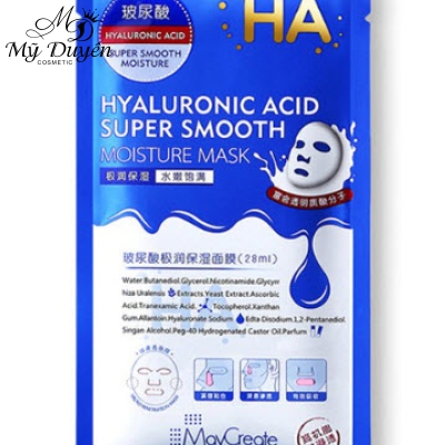 Mặt nạ dưỡng ẩm da HA Hyaluronic Acid Super Smooth Moisture Mask 28ml