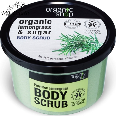 Tẩy Tế Bào Chết Body Organic Shop Lemongrass & Sugar 250ml