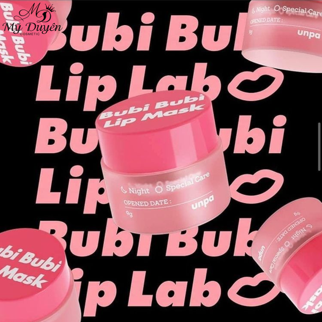 Mặt Nạ Ngủ Môi Dưỡng Ẩm, Chống Lão Hóa Unpa Bubi Bubi Lip Mask 9g