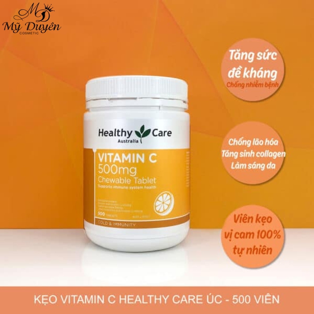 Viên Uống Bổ Sung Vitamin C Healthy Care 500mg