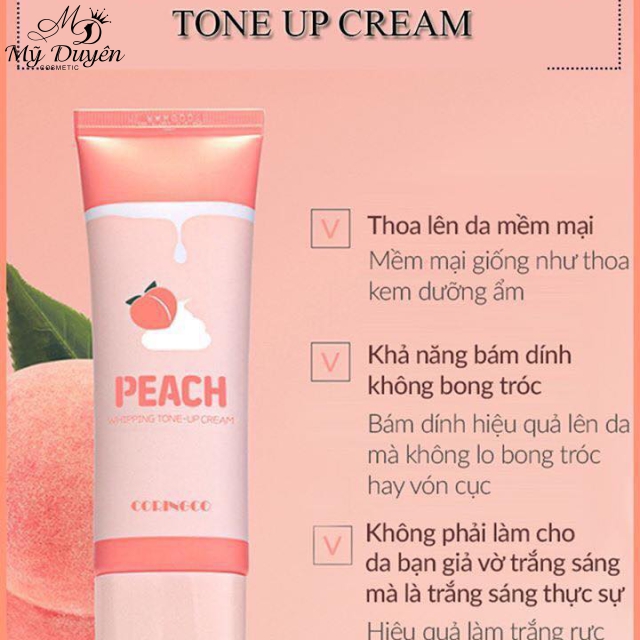 Kem Dưỡng Coringco Peach Whipping Tone Up Cream 50ml