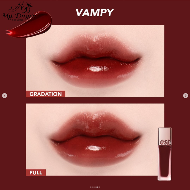  Son Tint Bóng Espoir Couture Lip Tint Shine #WN601 Vampy