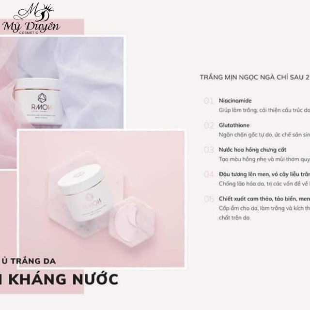 Kem Dưỡng Trắng Da Body Tế Bào Gốc Rmon White Label Dia Whitening Cream hộp 200ml