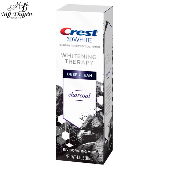 Kem Đánh Răng Crest 3D White Deep Clean Charcoal 116gr