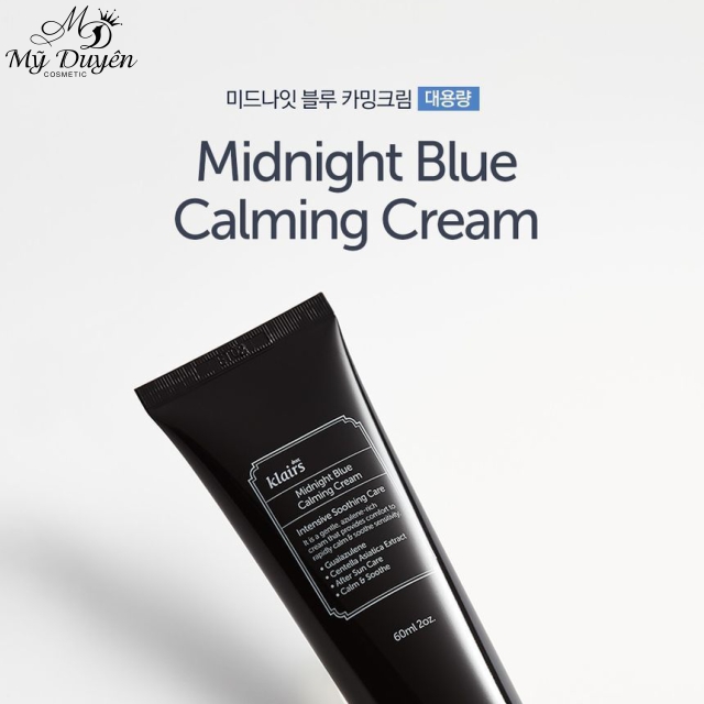Kem Dưỡng Ẩm Làm Dịu, Phục Hồi Da Ban Đêm Klairs Midnight Blue Calming Cream 60ml