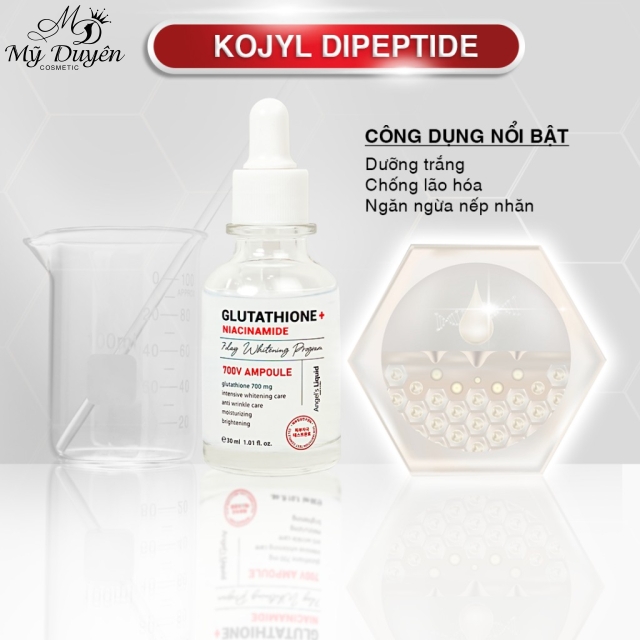 Serum Dưỡng Trắng Se Khít Lỗ Chân Lông Angel's Liquid Glutathione + 5% Niacinamide 7Day Whitening Ampoule 30ml
