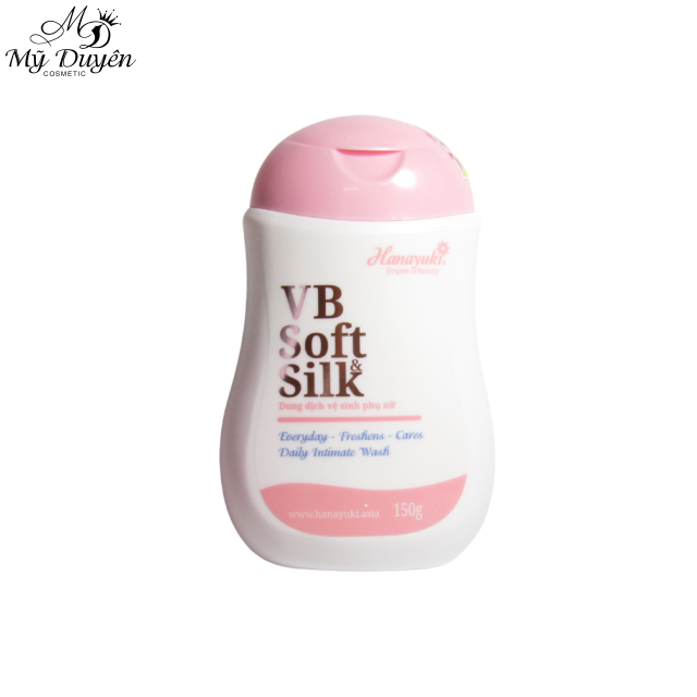 Dung Dịch Vệ Sinh Phụ Nữ Hanayuki VB Soft Silk 150g Màu Hồng