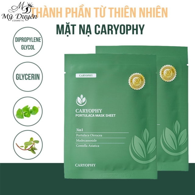 Mặt Nạ 3 In 1 Caryophy Portulaca Mask Sheet 22g