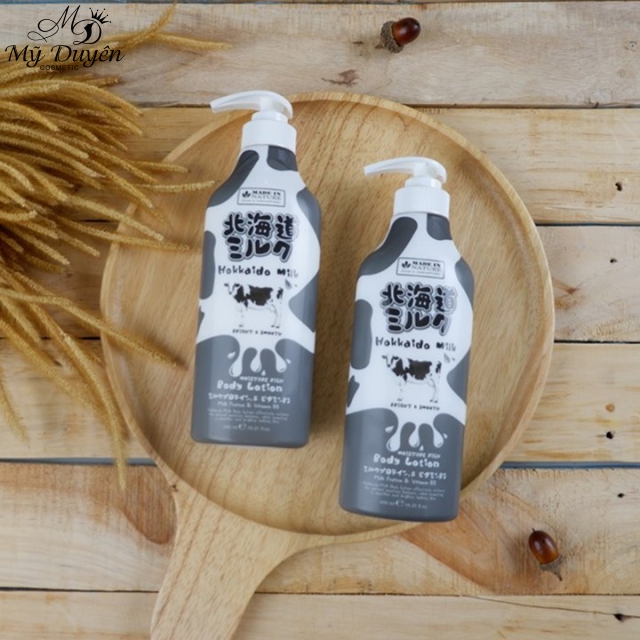 Kem dưỡng thể Hokkaido dưỡng ẩm và mịn da Made in Natrure 450ml