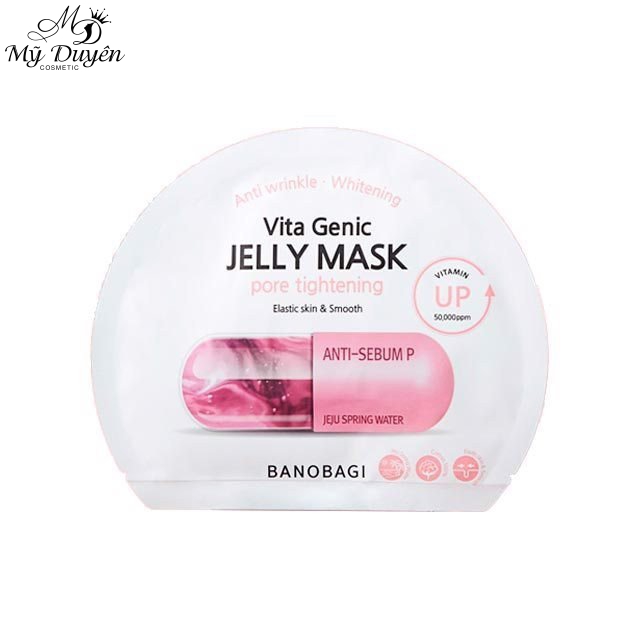  Mặt Nạ Kiểm Soát Nhờn, Se Khít Lỗ Chân Lông Banobagi Vita Genic Jelly Mask Pore Tightening 30ml