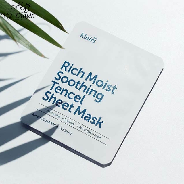  Mặt Nạ Klairs Rich Moist Soothing Tencel Sheet Mask 25ml