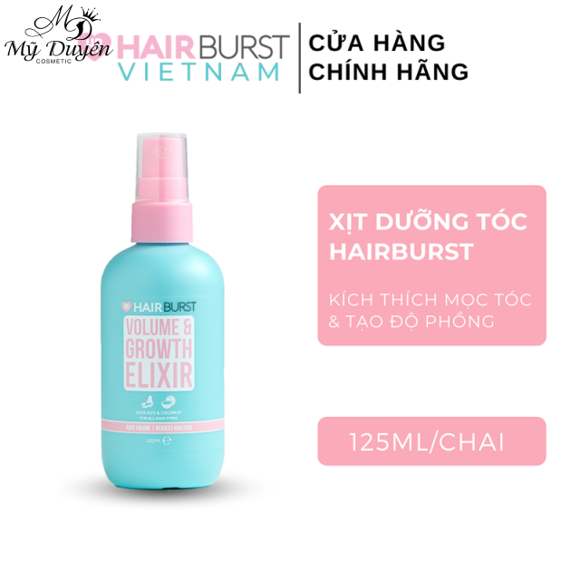 Xịt Dưỡng Tóc HairBurst Volume & Growth Elixir 125ml