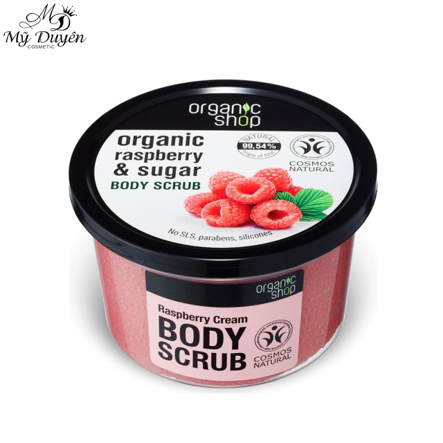 Tẩy Tế Bào Chết Body Organic Shop Raspberry & Sugar 250ml