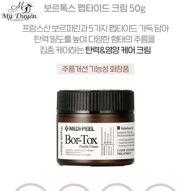 Kem Chống Lão Hoá, Căng Bóng Da Medi-Peel Bor-Tox Peptide Cream 50g