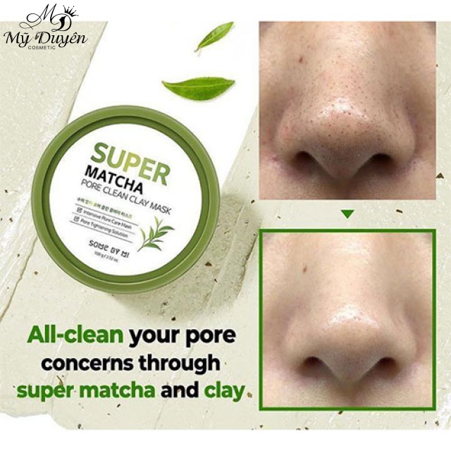 Mặt Nạ Đất Sét Làm Sạch Lỗ Chân Lông Some By Mi Super Matcha Pore Clean Clay Mask 100g