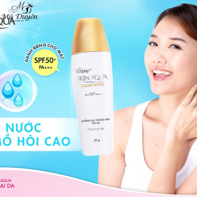 Sữa Chống Nắng Sunplay Skin Aqua Dưỡng Da Sáng Mịn 25g Clear White SPF50+ PA++++ 